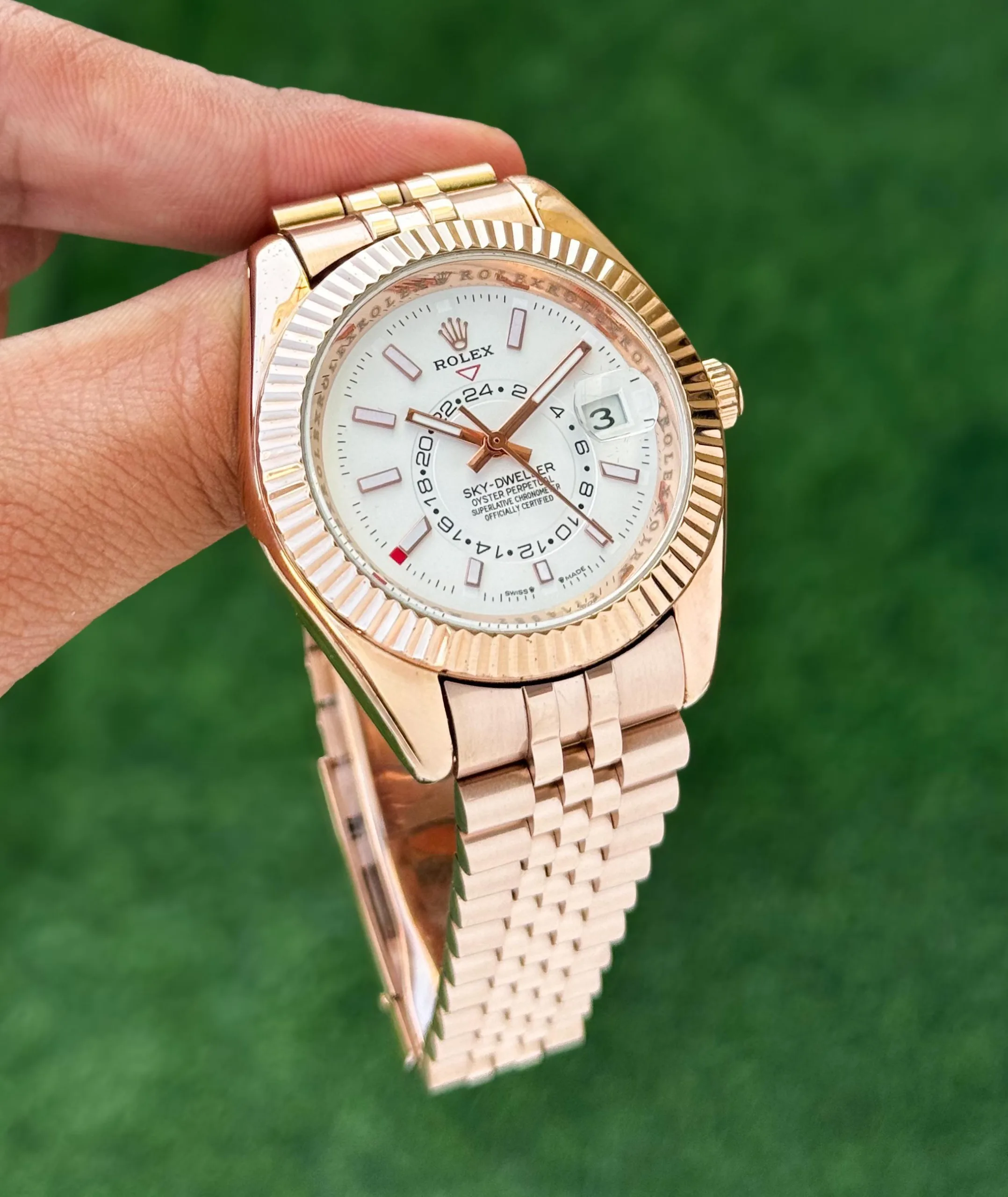 first copy watches Watches Rolex Sky-Dweller Men’s Automatic Watch Premium Rolex Sky-Dweller Men’s Automatic Watch - Image 2