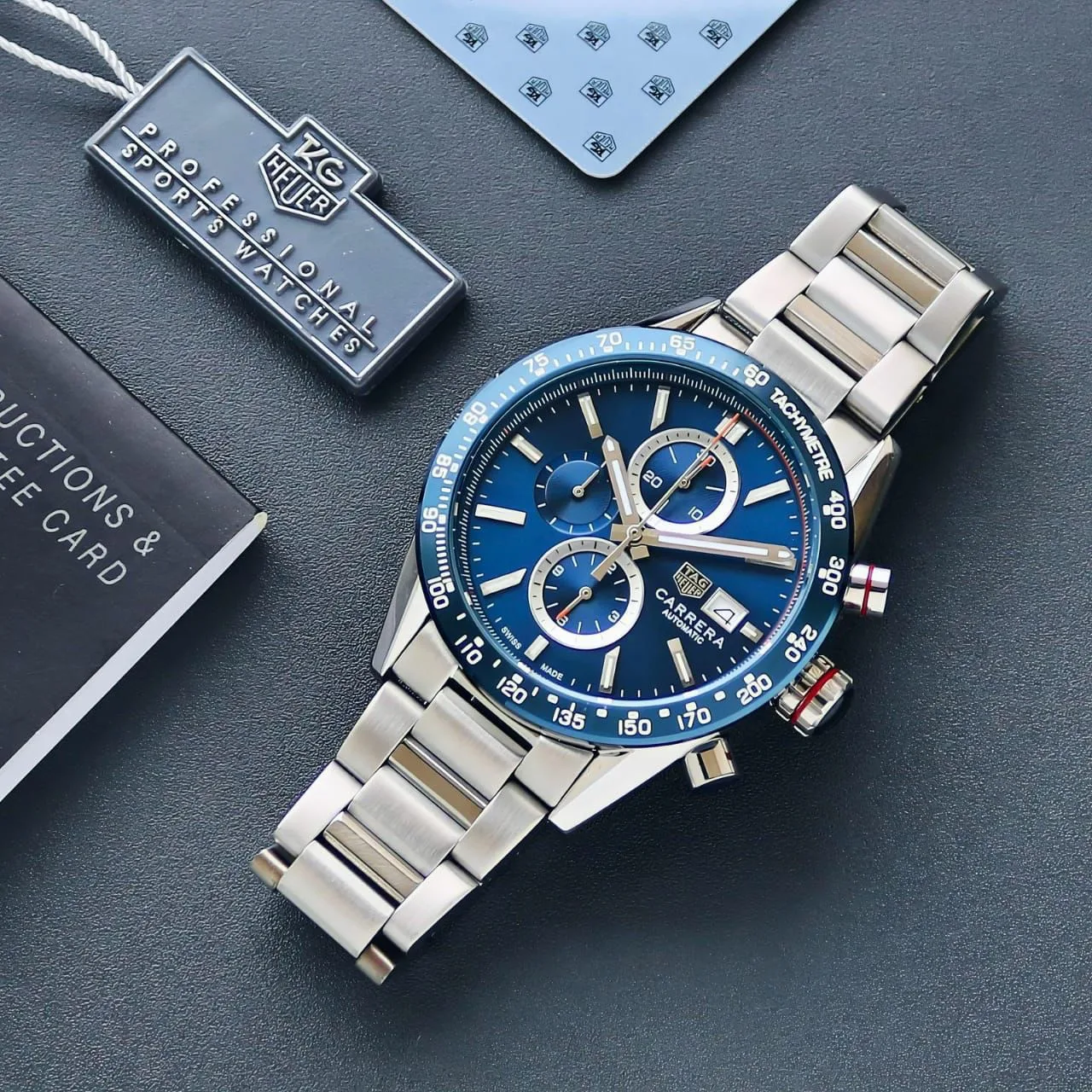 first copy watches Watches Tag Heuer Blue Dial Stainless Steel Luxury (44mm) Premium Brand: Tag Heuer For: Men Collection: 7AA Premium Model Type: Original Design Case Size: 44 mm