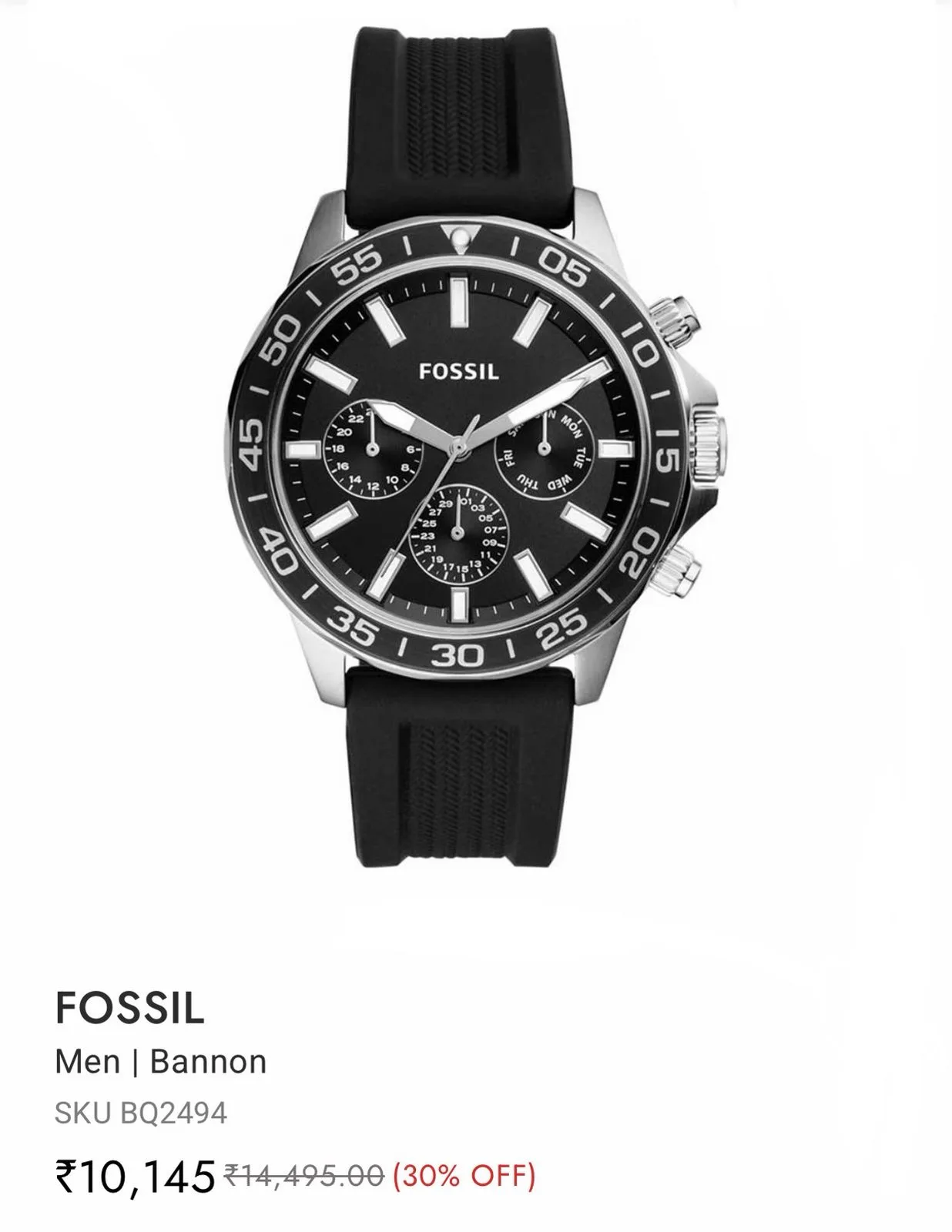 first copy watches Watches Fossil Bannon BQ2494 Premium Fossil Bannon BQ2494 - Image 3