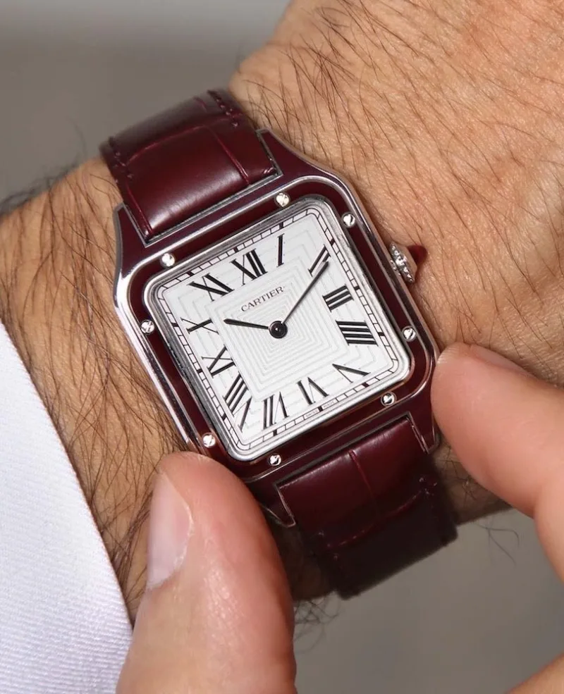 Cartier Santos Dumont Laquer WGSA0053a