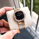 Guess Tapestry Women’s Rose Gold Tone Analog Watch