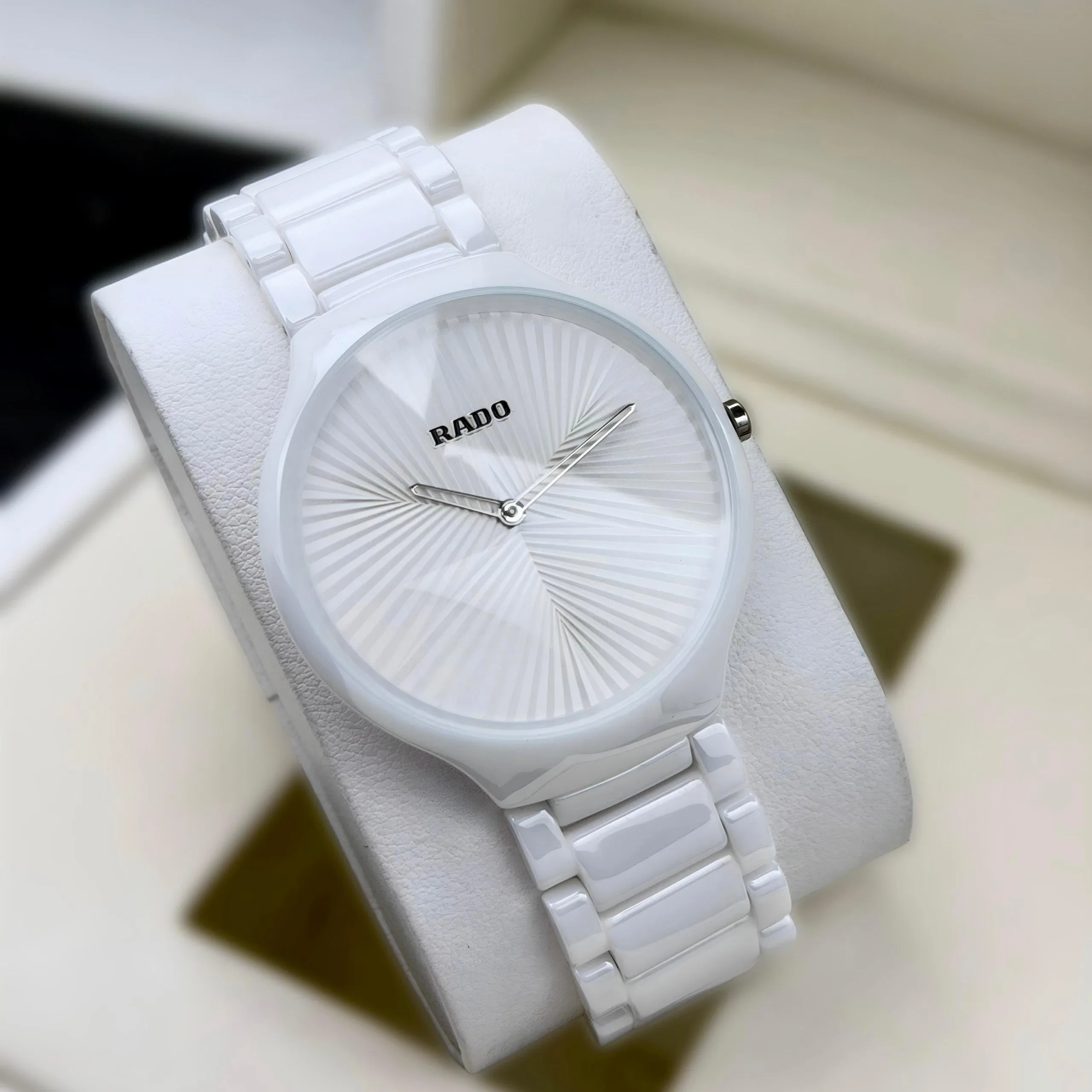 first copy watches Watches Rado True Thinline Ceramic White Premium Rado True Thinline Ceramic White - Image 3