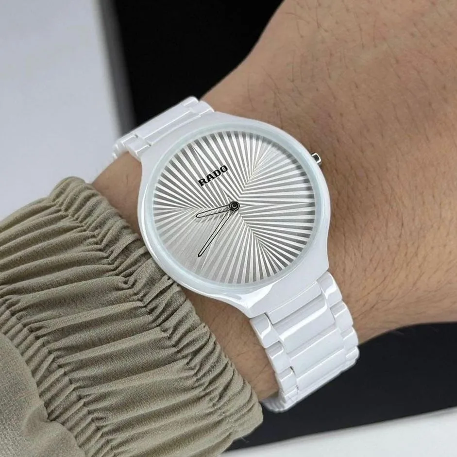 first copy watches Watches Rado True Thinline Ceramic White Premium Rado True Thinline Ceramic White - Image 5