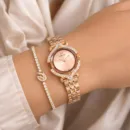 Swarovski Rose Gold Luxury Watcha