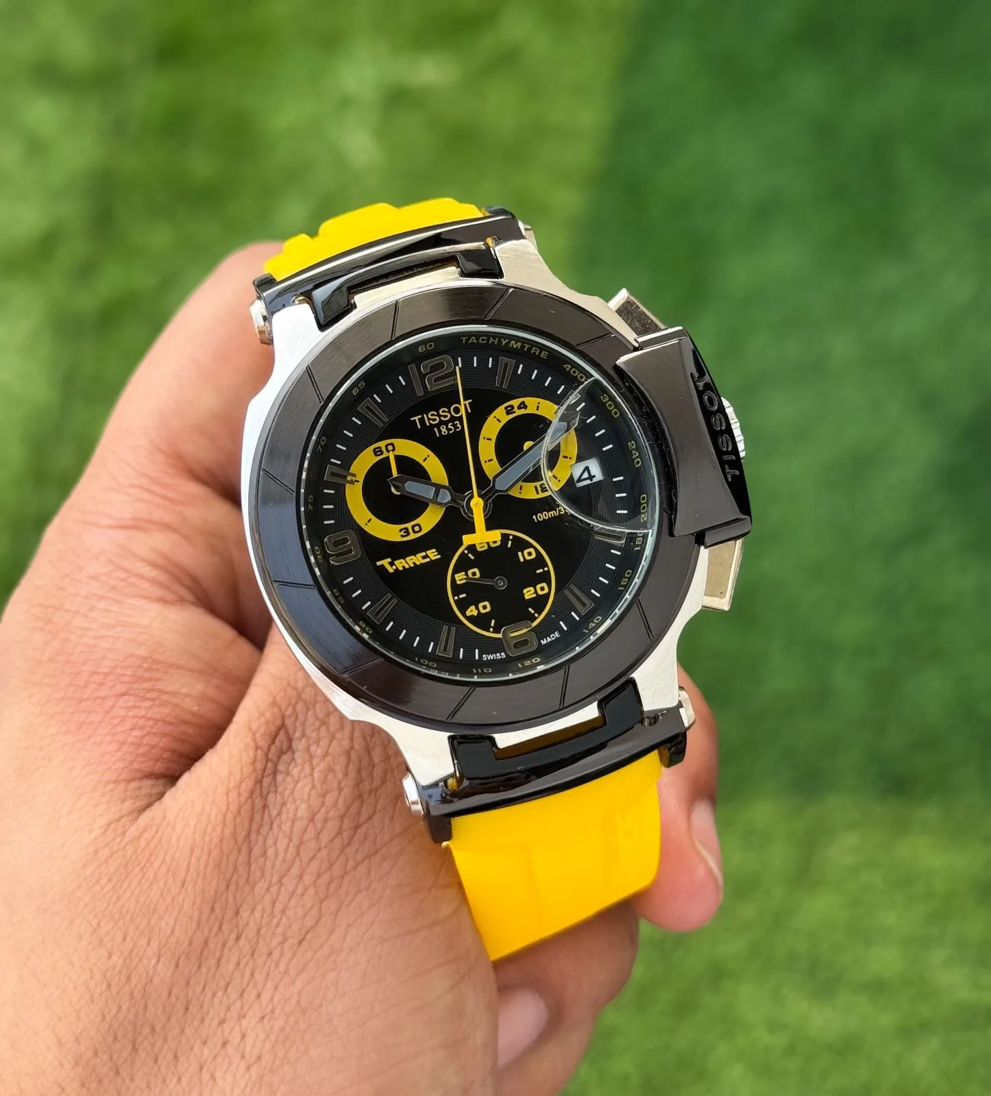 first copy watches Watches Tissot T-Race 1853 Chronograph yellow Premium Tissot T-Race 1853 Chronograph yellowf