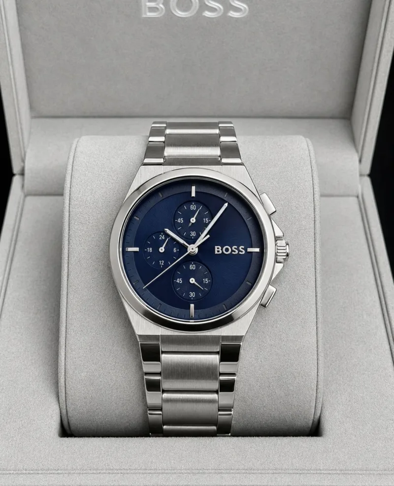 Hugo Boss Blue Dial Watch