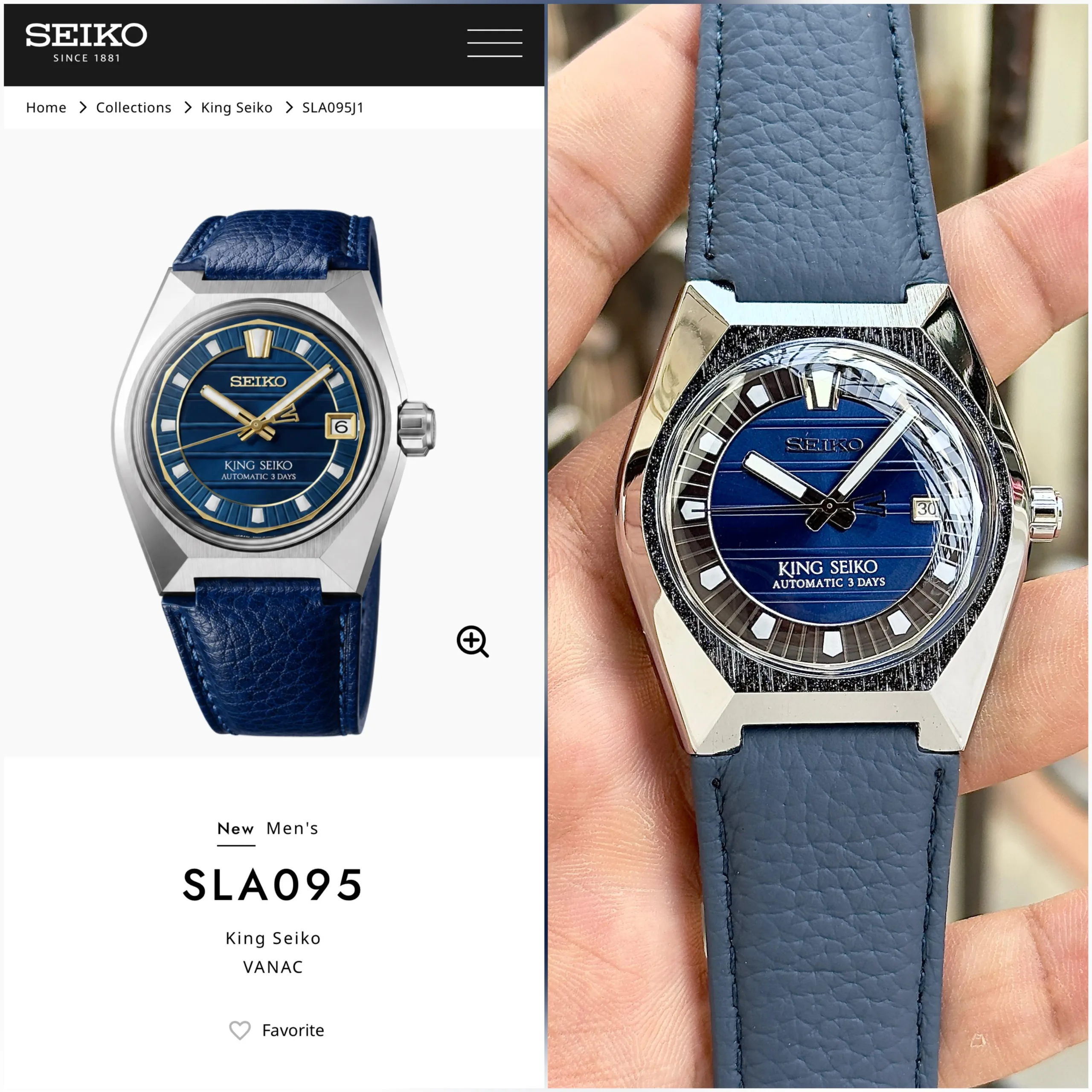 first copy watches King Seiko VANAC SLA095 Watch Premium Watch Store King Seiko VANAC SLA095 Watch a