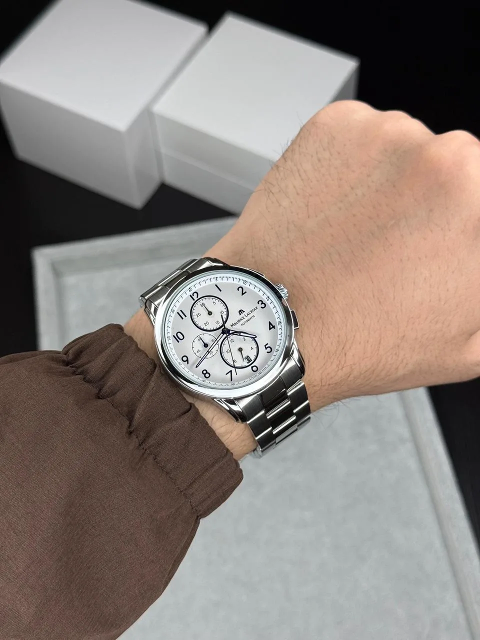 first copy watches Watches Maurice Lacroix ML Series Chronograph Premium watch for men Maurice Lacroix ML Series Chronograph