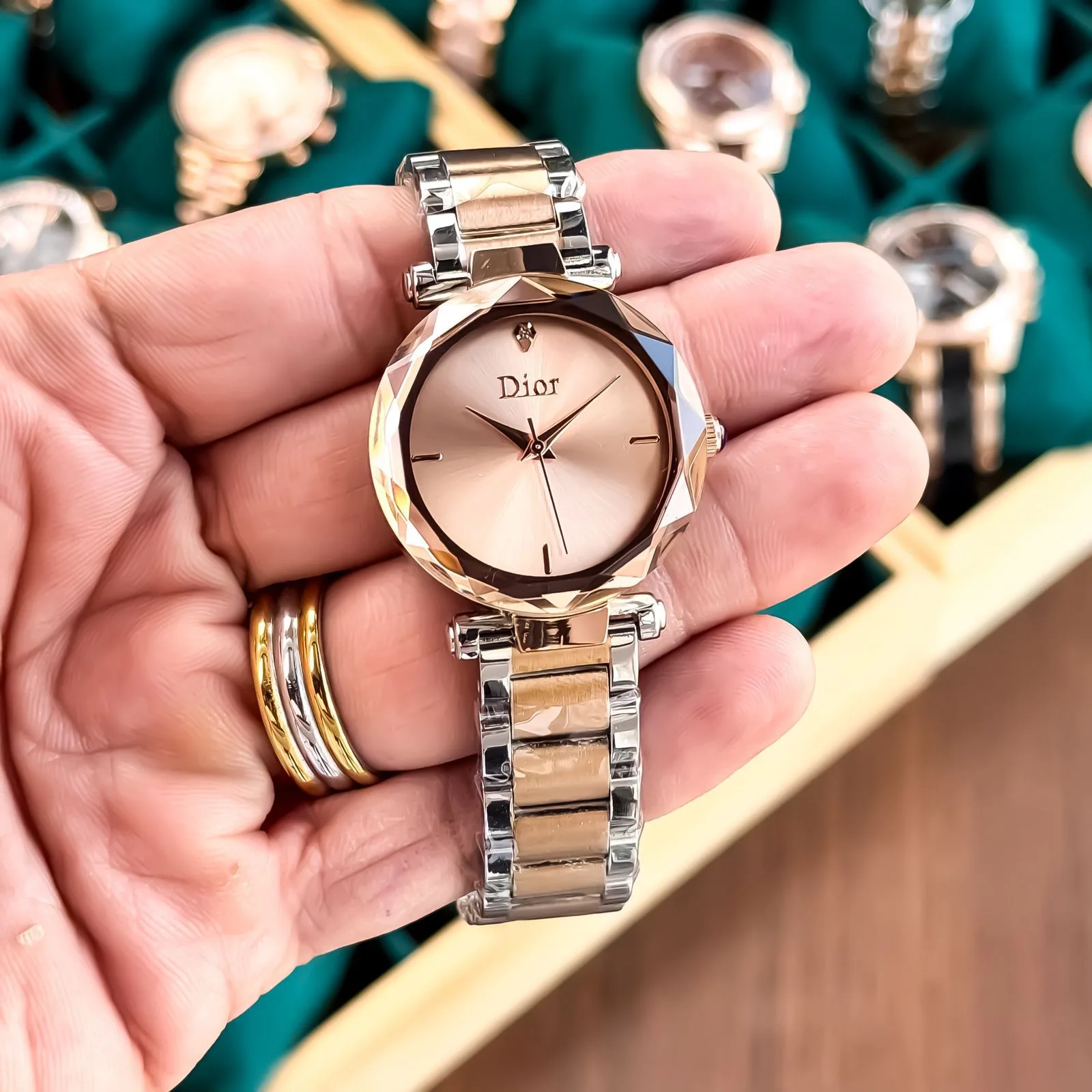 first copy watches Watches Dior Rose Gold Luxury Premium ladies Dior Rose Gold Luxury