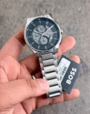 watch for men BOSS Peak 2.0 Black Chronograph