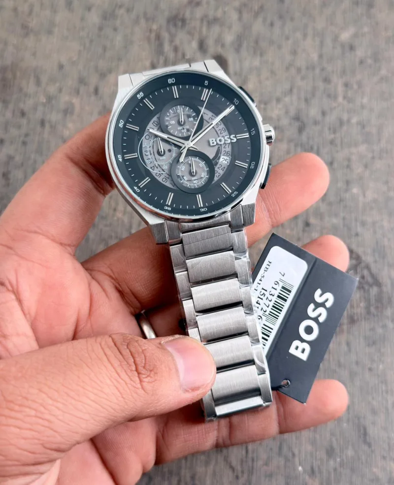 watch for men BOSS Peak 2.0 Black Chronograph