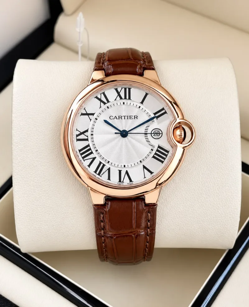 Cartier Ballon Bleu Rose Gold Watch for Men