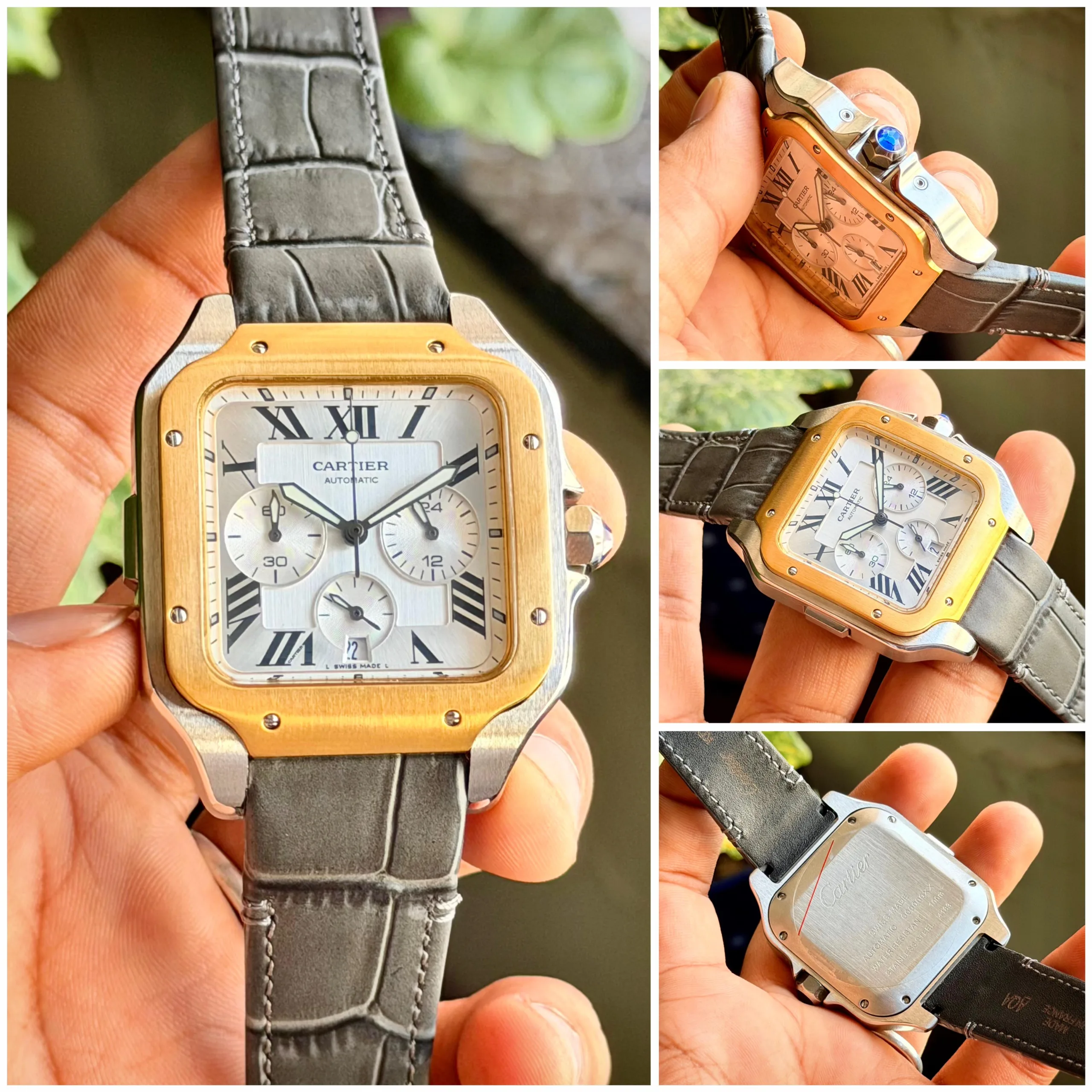 first copy watches Cartier Santos de Cartier Semi ETA Chronograph Premium Watch Store Cartier Santos de Cartier Chronograph