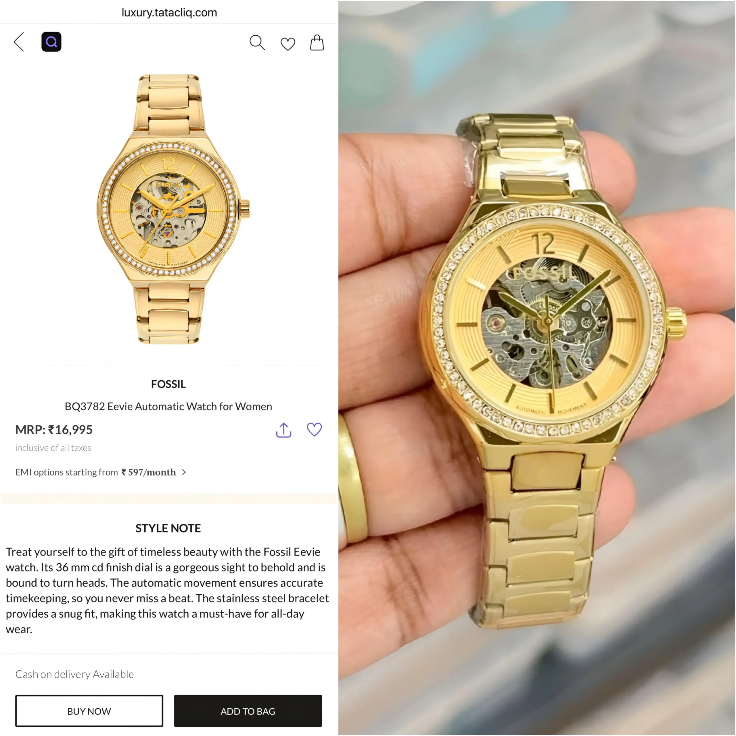 first copy watches Fossil BQ3782 Automatic Skeleton Premium Watch Store Fossil BQ3782 Automatic Skeleton