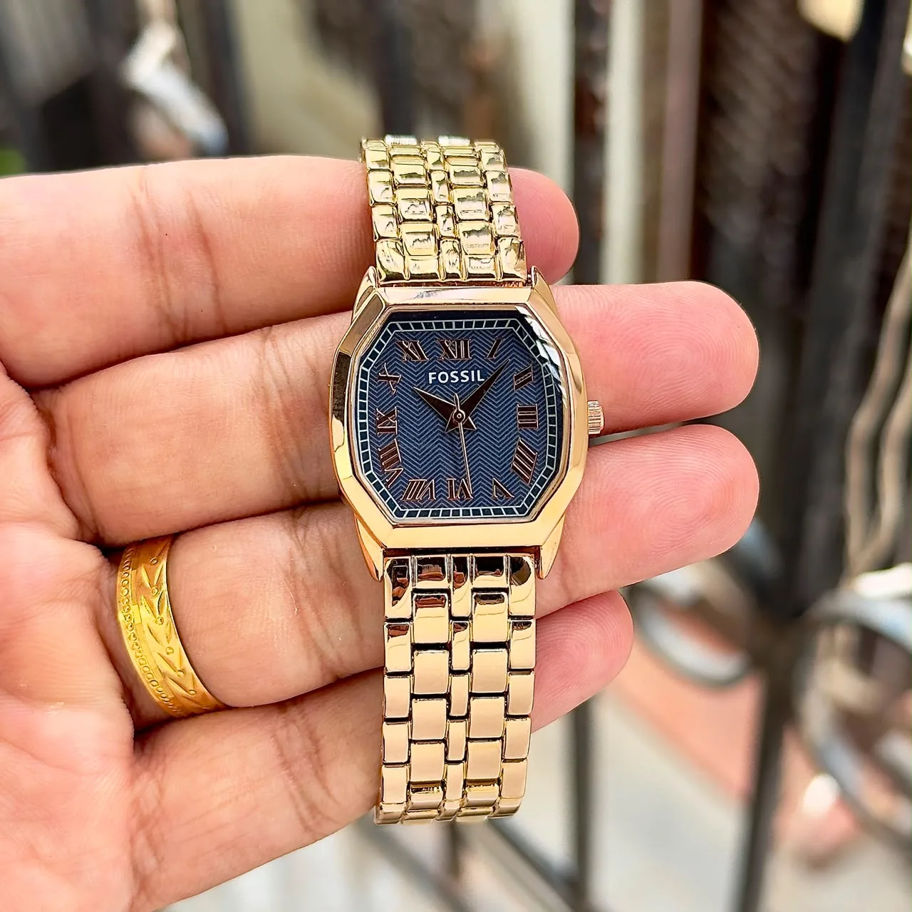 first copy watches Fossil Harlow Rose Gold Premium Watch Store ladies Fossil Harlow Rose Gold