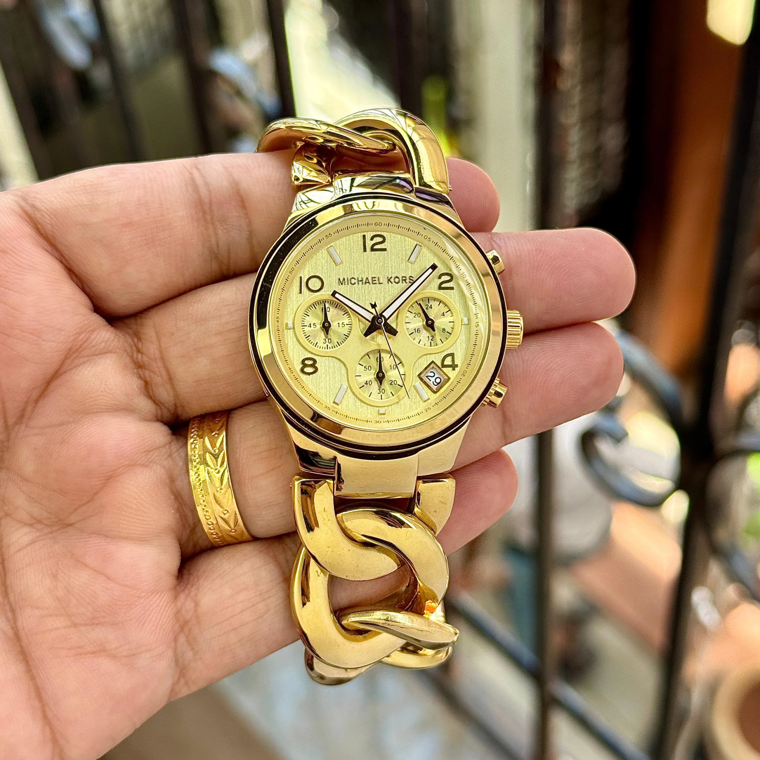 first copy watches Michael Kors MK3131 Runway Chronograph Premium Watch Store first copy Michael Kors MK3131 Runway Chronograph