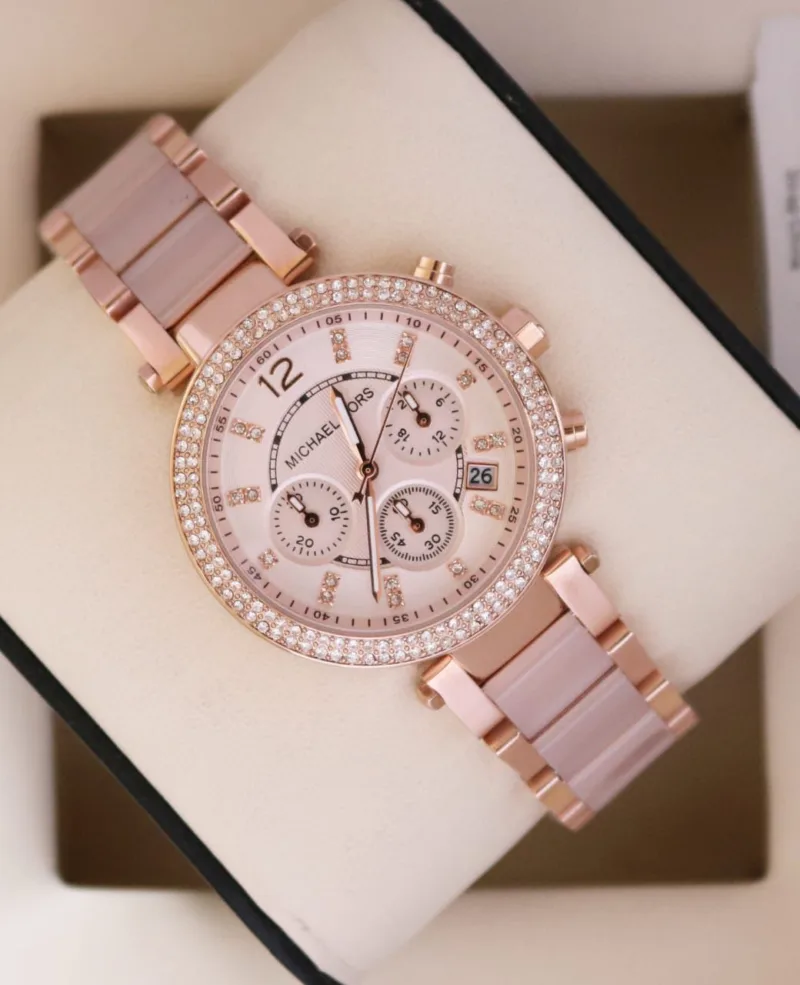 Michael Kors MK5896 Pink Dial ladies