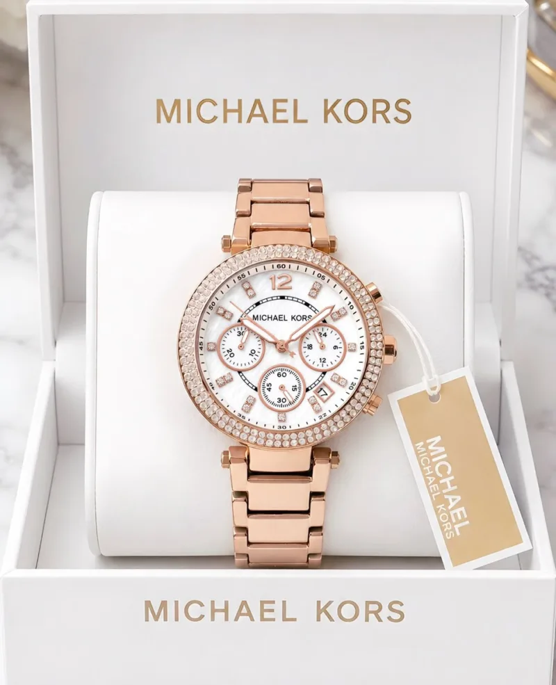 Michael Kors Parker MK5491 Rose Gold Chronographa