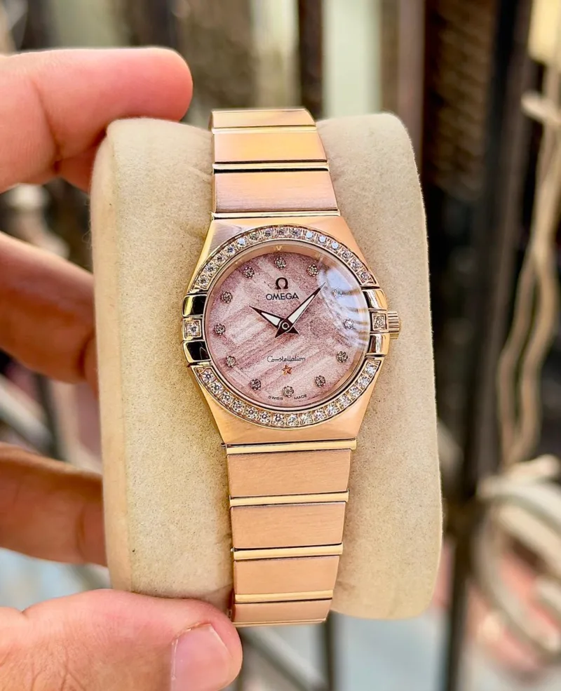 Omega Constellation Rose Gold ladies