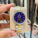 Omega Ladymatic Purple Sunburst Dial watch