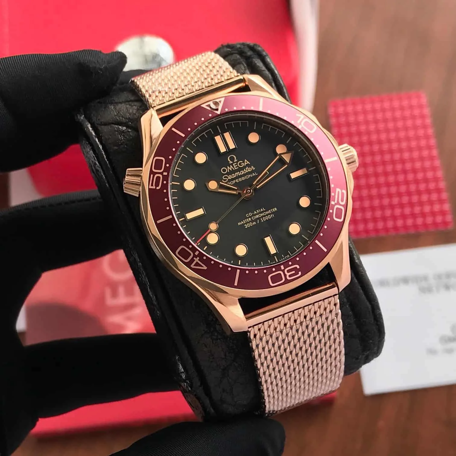 first copy watches Omega Seamaster Diver 300M Automatic Rosegold Premium Watch Store Omega Seamaster Diver 300M Automatic