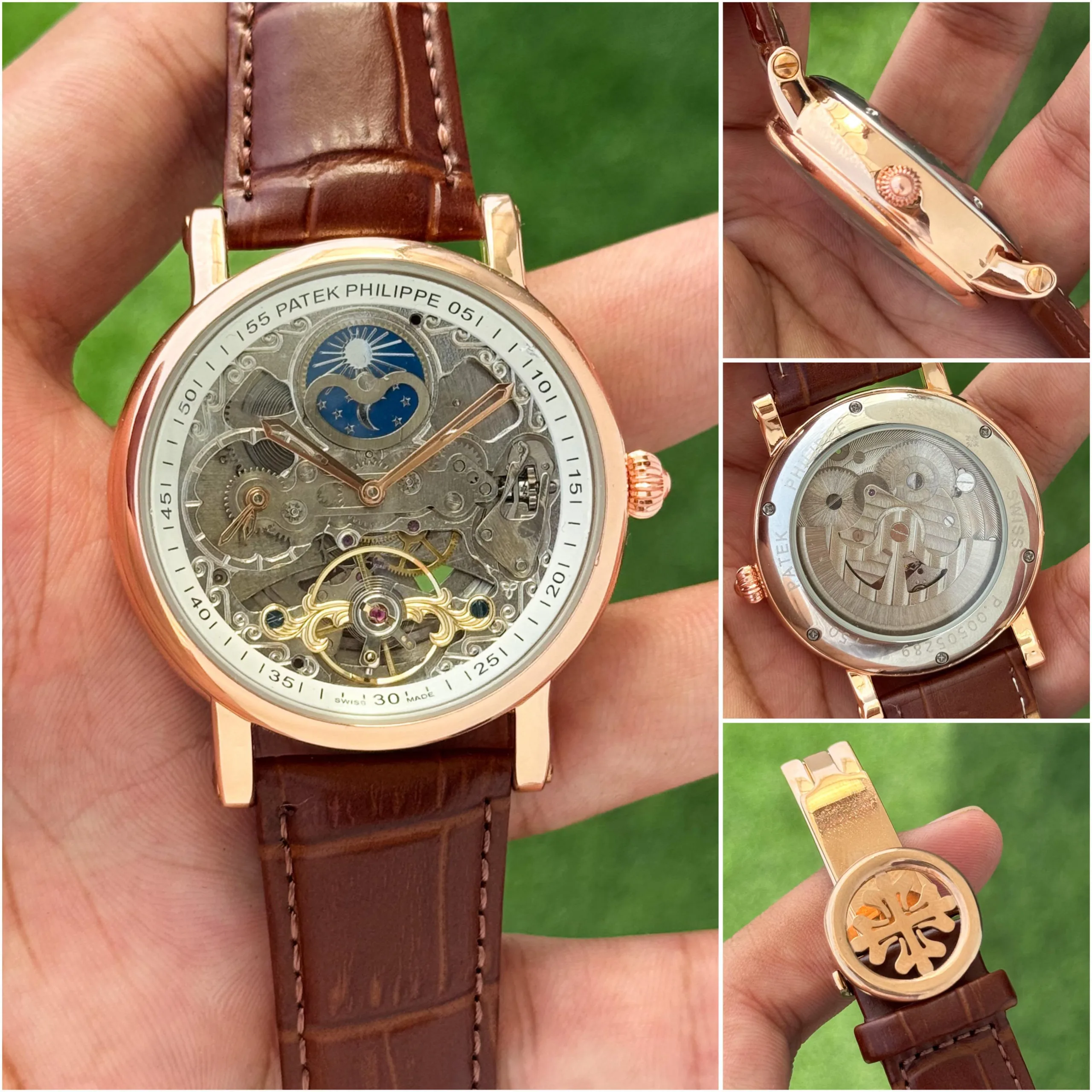 first copy watches Patek Philippe Automatic Open Back Luxury Premium Watch Store Patek Philippe Automatic Open Back Luxury Watch for Men