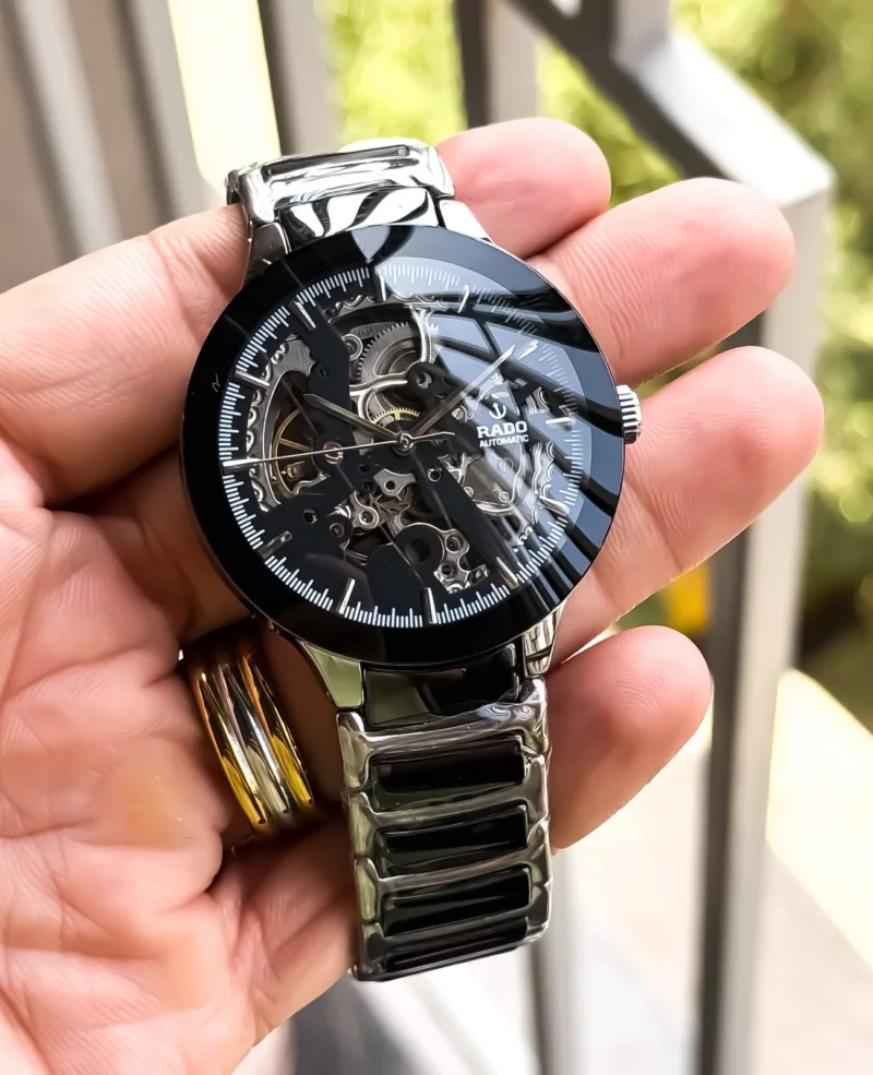 Rado Centrix Automatic Open Heart Jubile Black