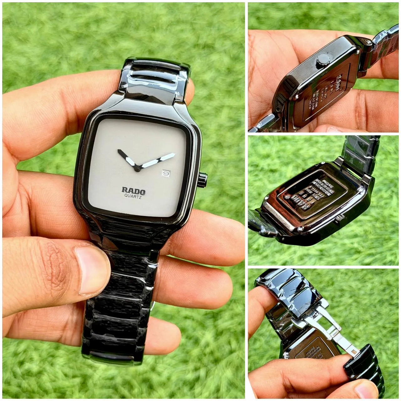 first copy watches Rado True Square Black Premium Watch Store Rado True Square Grey Dialg