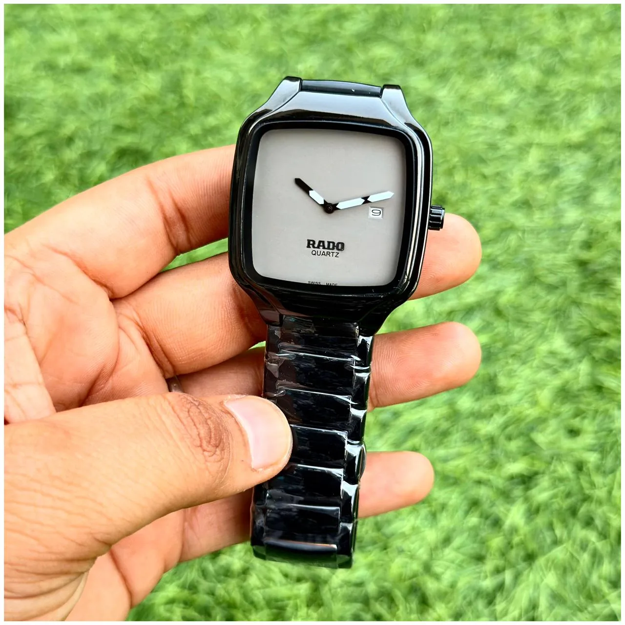 first copy watches Rado True Square Black Premium Watch Store Rado True Square Grey Dialg