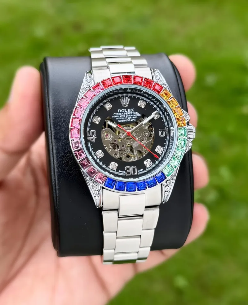 Rolex Rainbow Automatic Open Heart