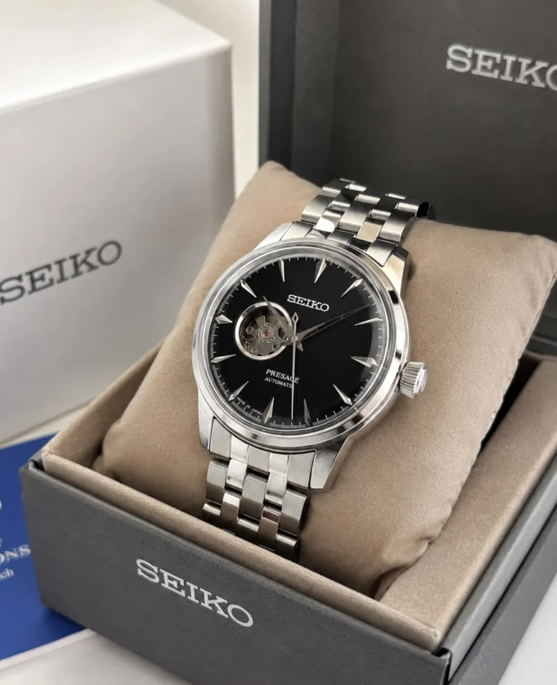 first copy watches First Copy Watches Premium Watch Store Seiko Presage Cocktail Time Grasshopper SSA441J1 Open Hearta