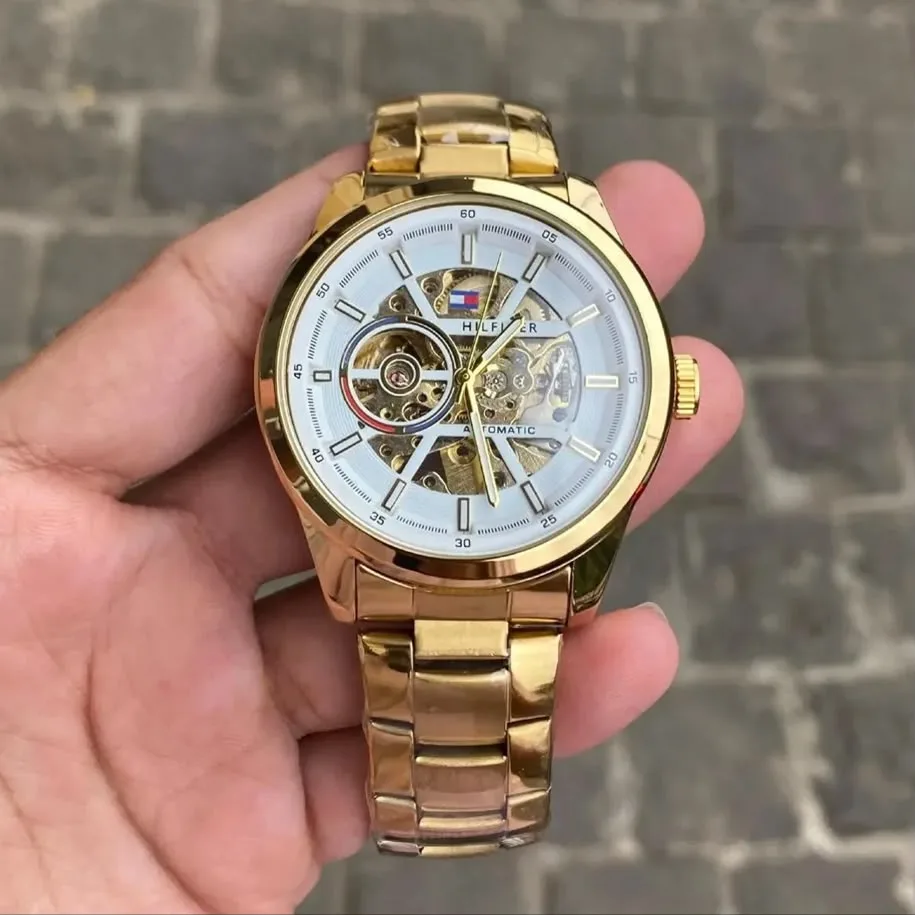 first copy watches Tommy Hilfiger Modern Gold Automatic Premium Watch Store Tommy Hilfiger