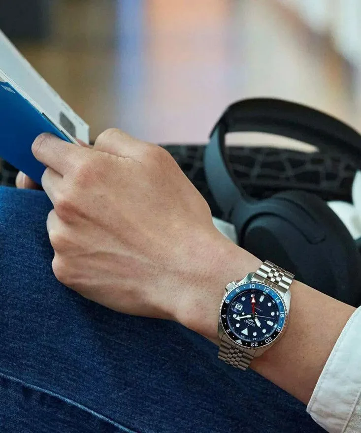 first copy watches Seiko GMT Blue Dial Premium Watch Store Seiko GMT Blue Dial