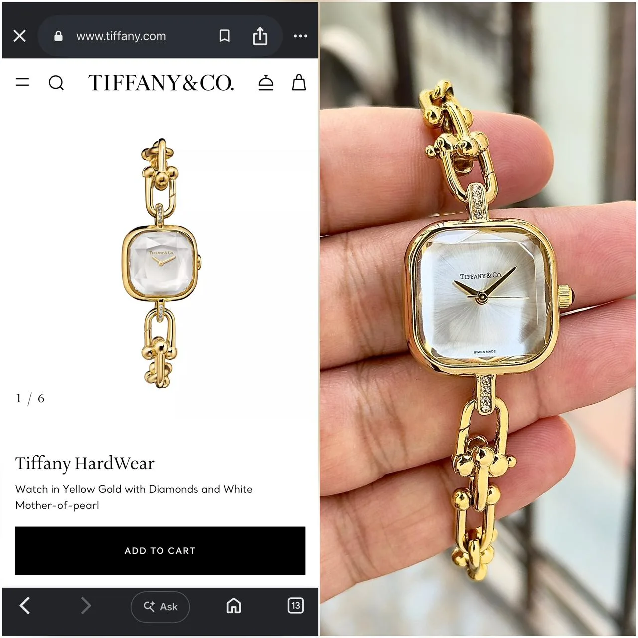 first copy watches Tiffany & Co. HardWear Watch for Women Premium Watch Store Tiffany & Co. HardWear Watch for Women