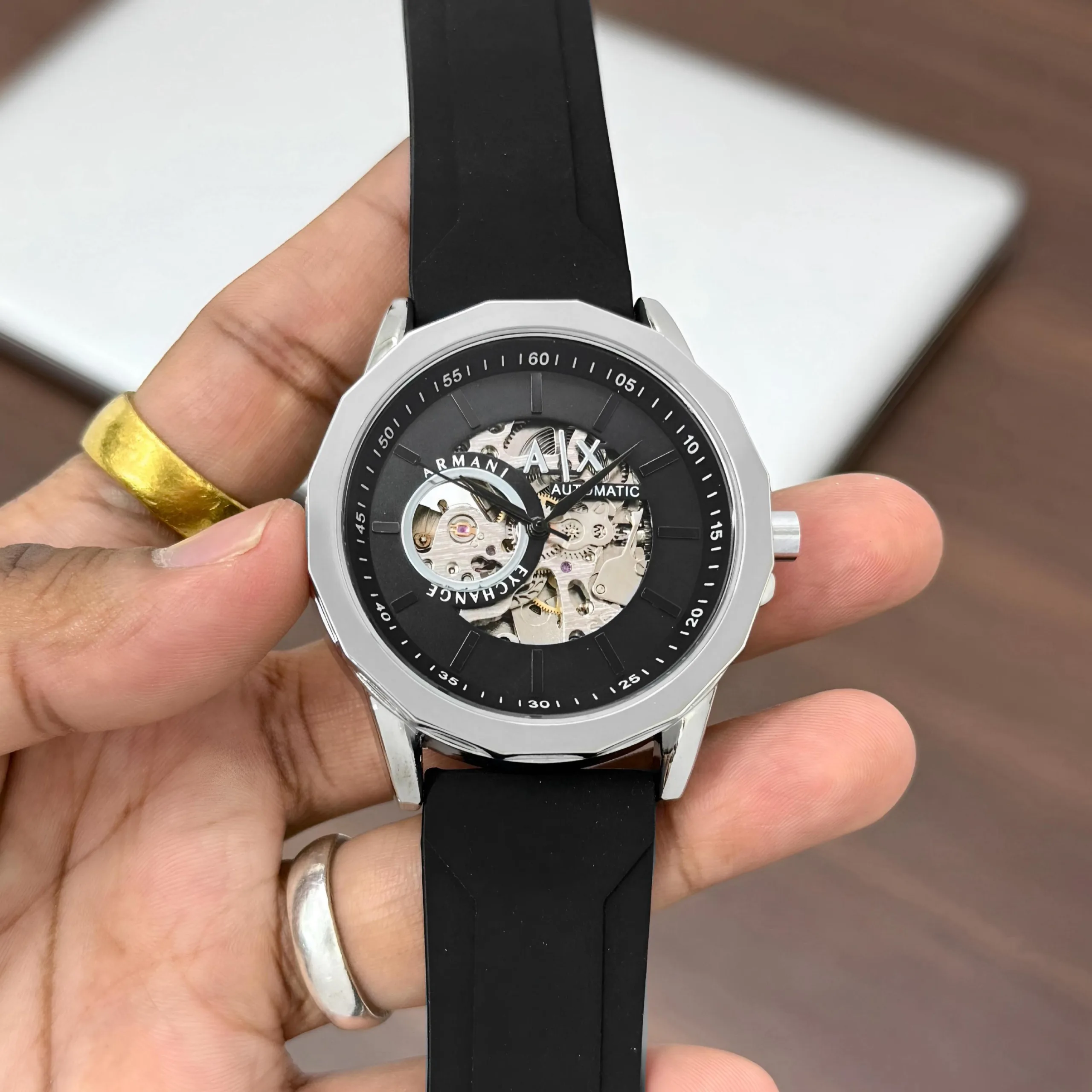 first copy watches Armani Exchange AX Automatic Skeleton Premium Watch Store Armani Exchange AX Automatic Skeleton