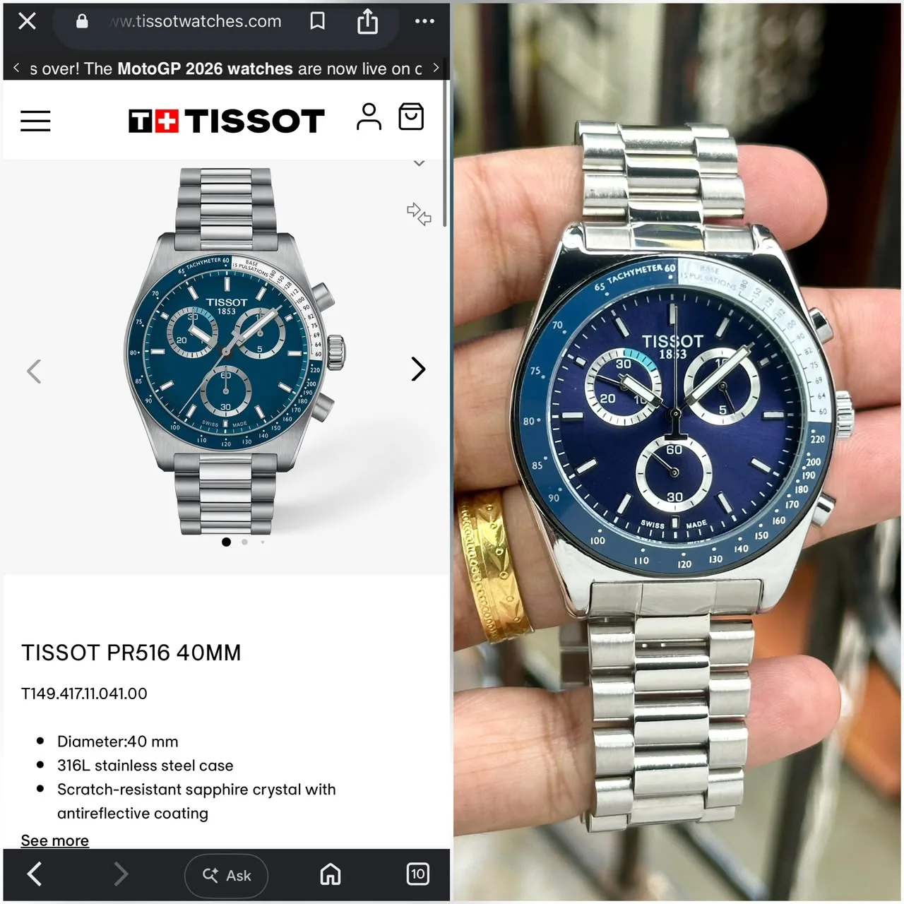 first copy watches Tissot PR516 Chronograph Premium Watch Store Tissot PR516 Chronograph