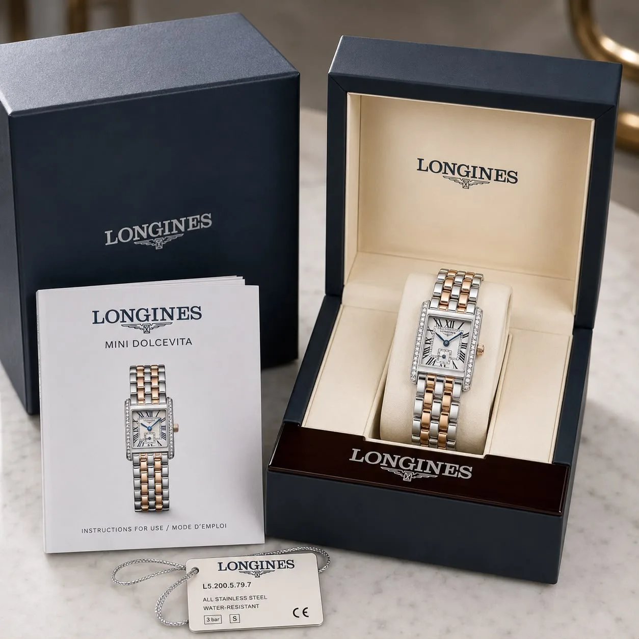 first copy watches Longines Mini DolceVita Rectangular Premium Watch Store Longines Mini DolceVita