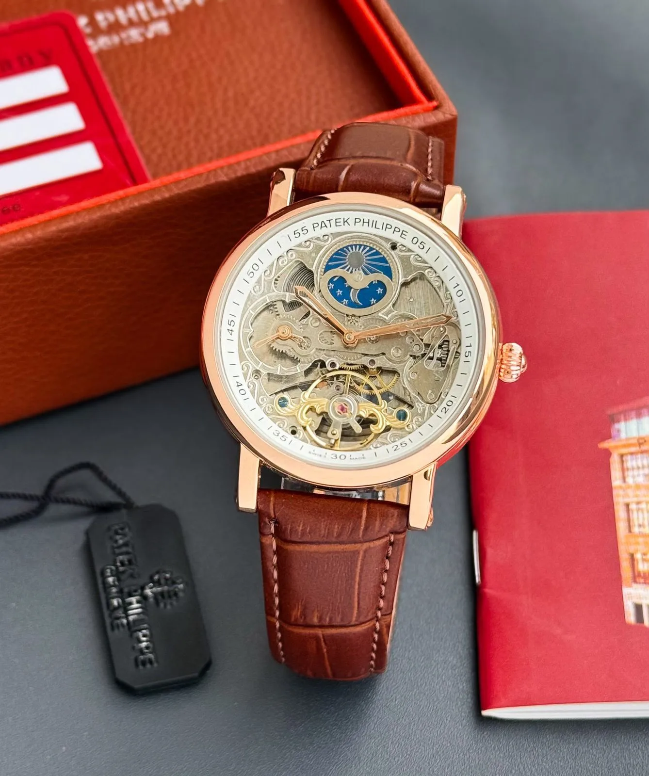 first copy watches Patek Philippe Automatic Open Back Luxury Premium Watch Store Patek Philippe Automatic Open Back Luxury Watch for Men