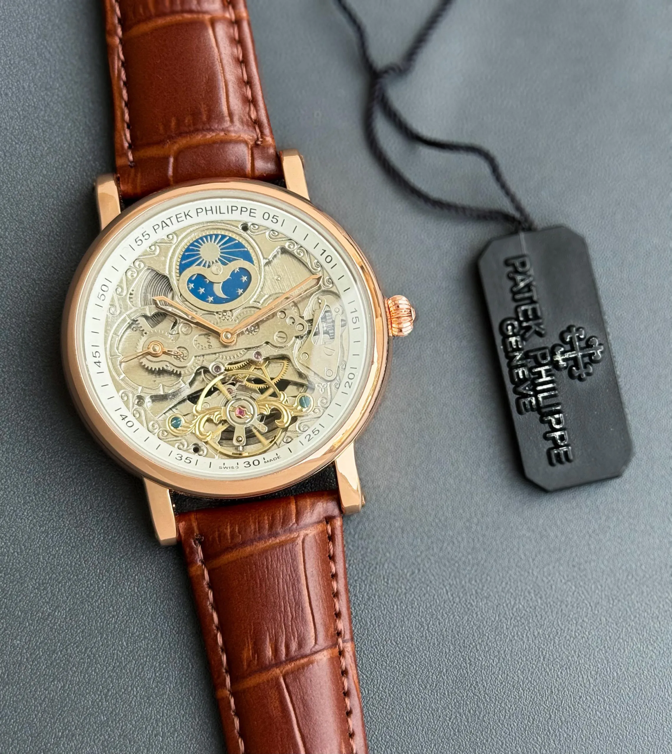first copy watches Patek Philippe Automatic Open Back Luxury Premium Watch Store Patek Philippe Automatic Open Back Luxury Watch for Men
