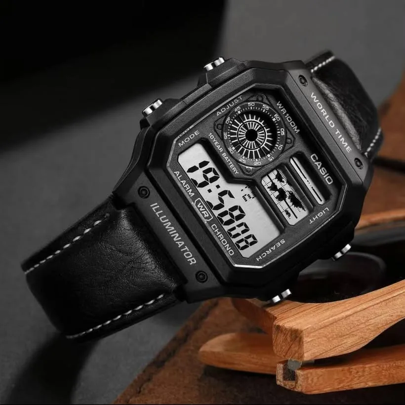 first copy watches Casio Digital Standard Full Black Premium Watch Store Casio