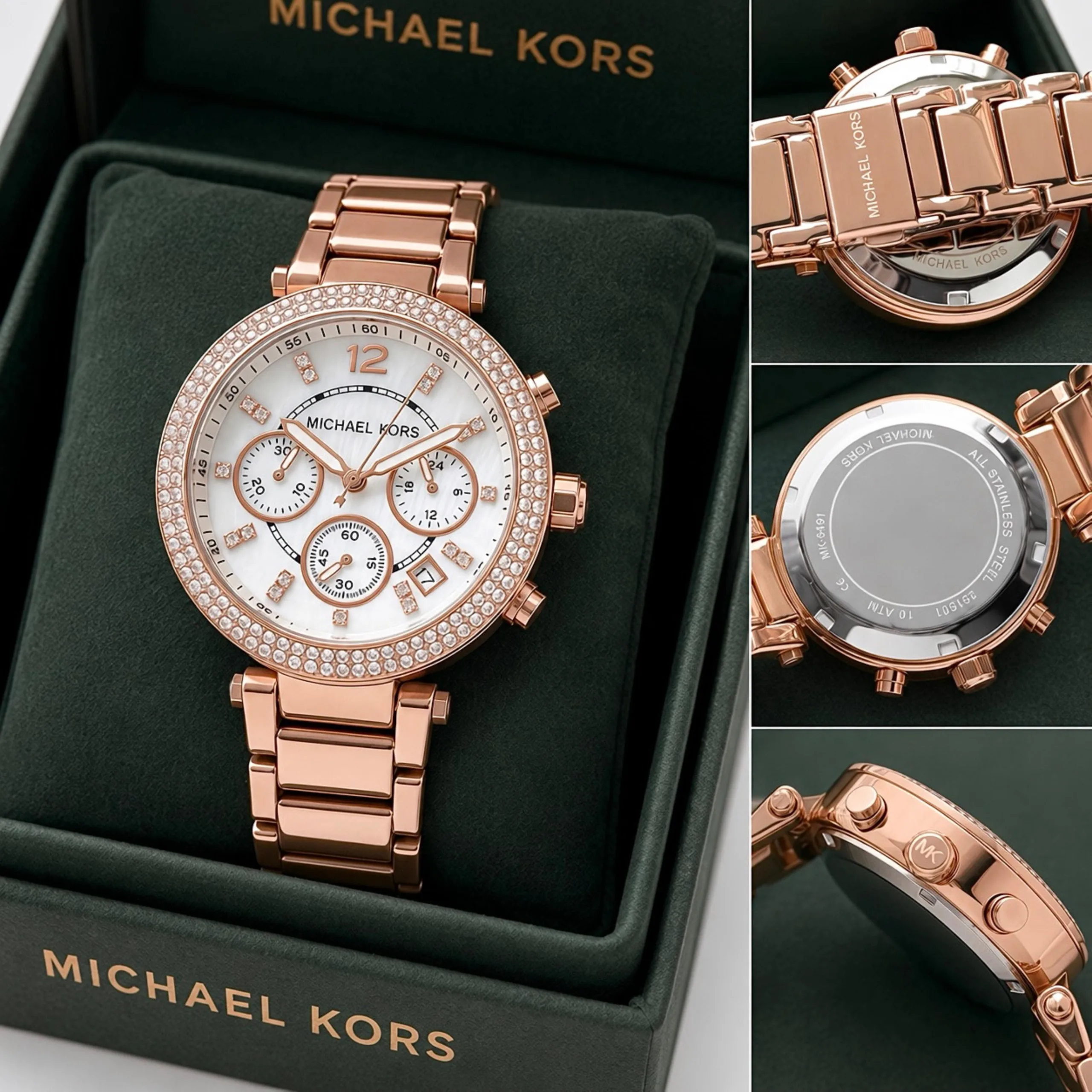 first copy watches Michael Kors Parker MK5491 Rose Gold Chronograph Premium Watch Store Michael Kors Parker MK5491 Rose Gold Chronographa