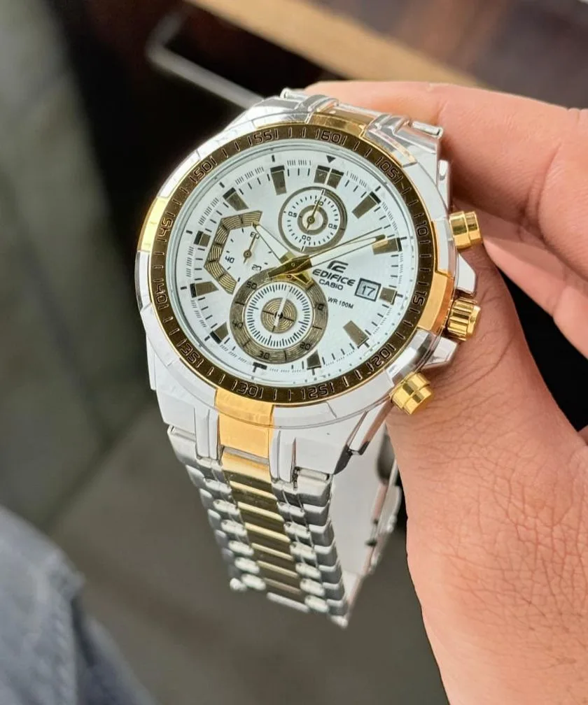 first copy watches Casio Edifice EFR-539 Gold Chronograph Premium Watch Store Casio Edifice EFR-539 Gold Chronograph