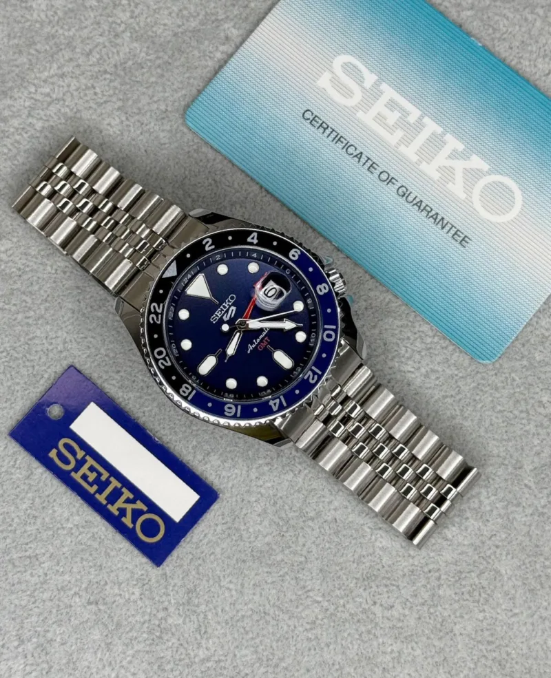 Seiko GMT Blue Dial