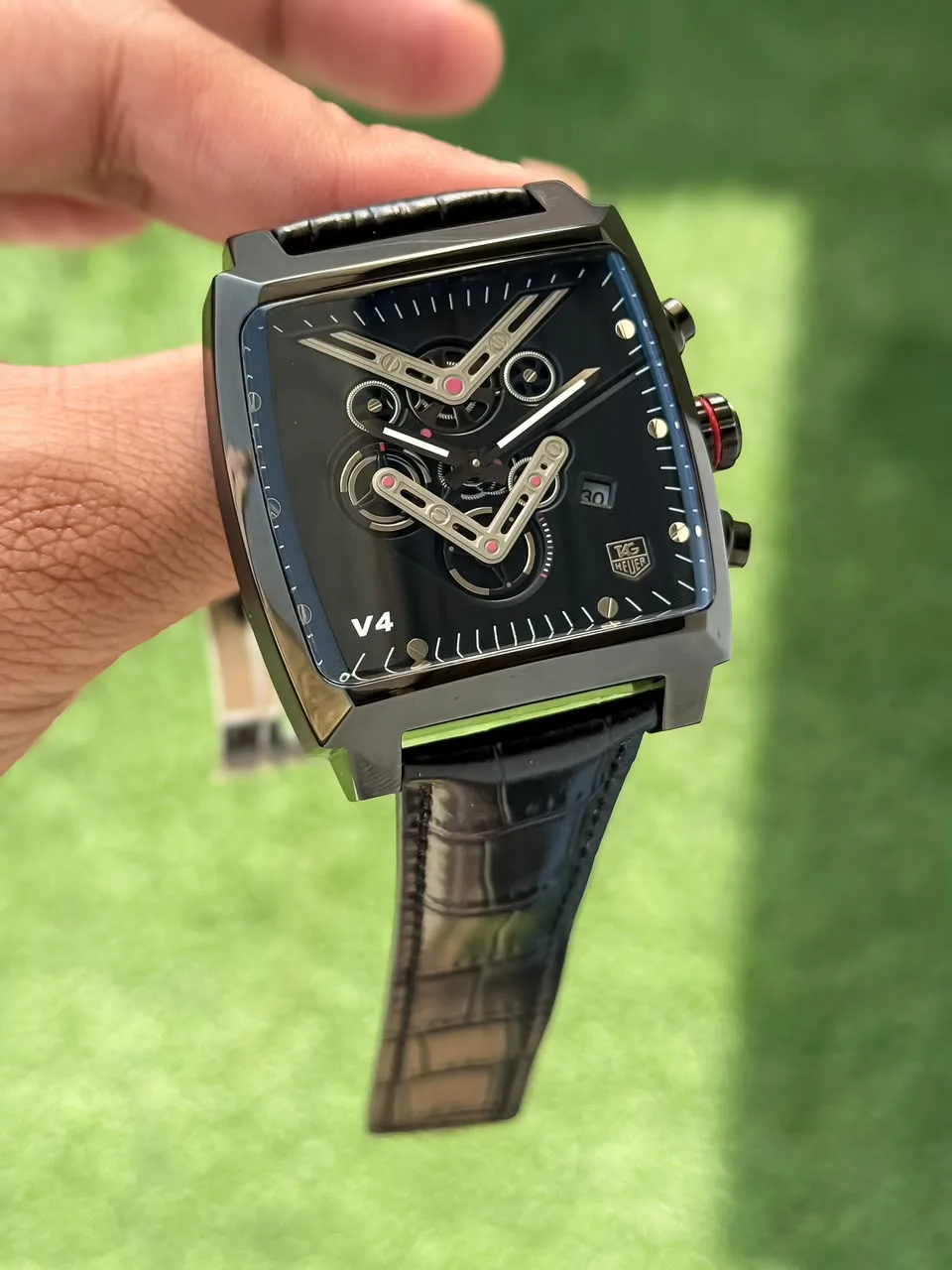first copy watches TAG Heuer V4 Black Chronograph Premium Watch Store men TAG Heuer V4 Black Chronograph