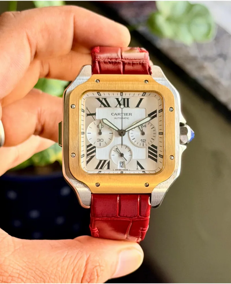 Cartier Santos Chronograph Watch for Men