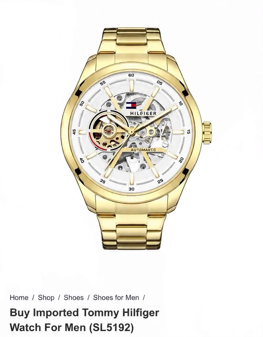 first copy watches Tommy Hilfiger Modern Gold Automatic Premium Watch Store Tommy Hilfiger