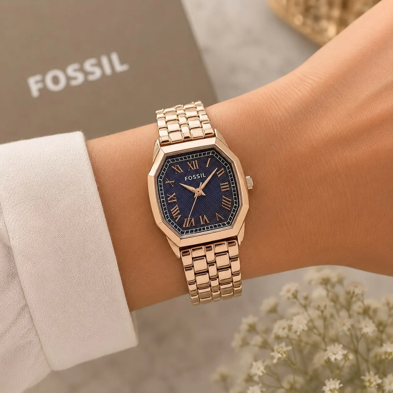 first copy watches Fossil Harlow Rose Gold Premium Watch Store ladies Fossil Harlow Rose Gold