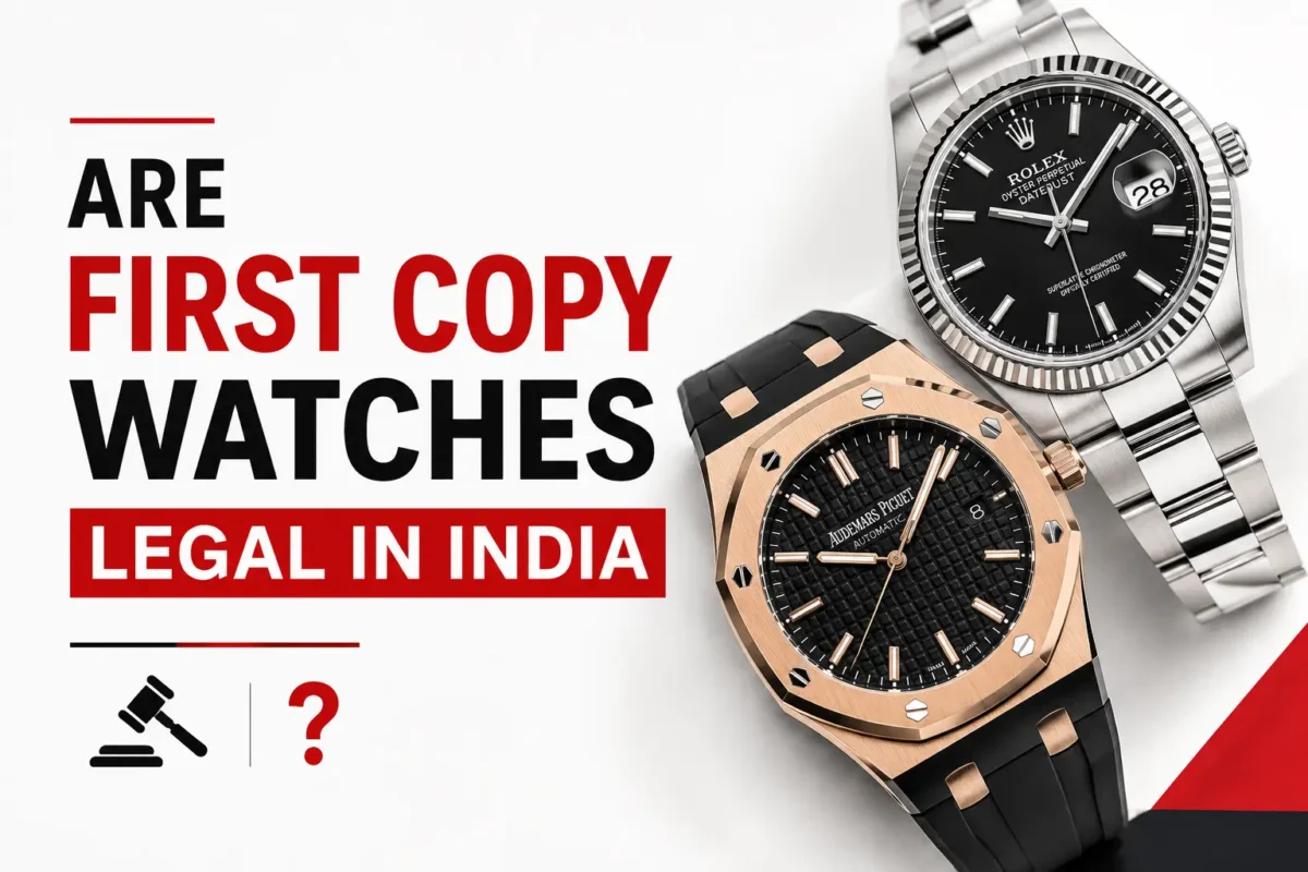Are First Copy Watches Legal in India