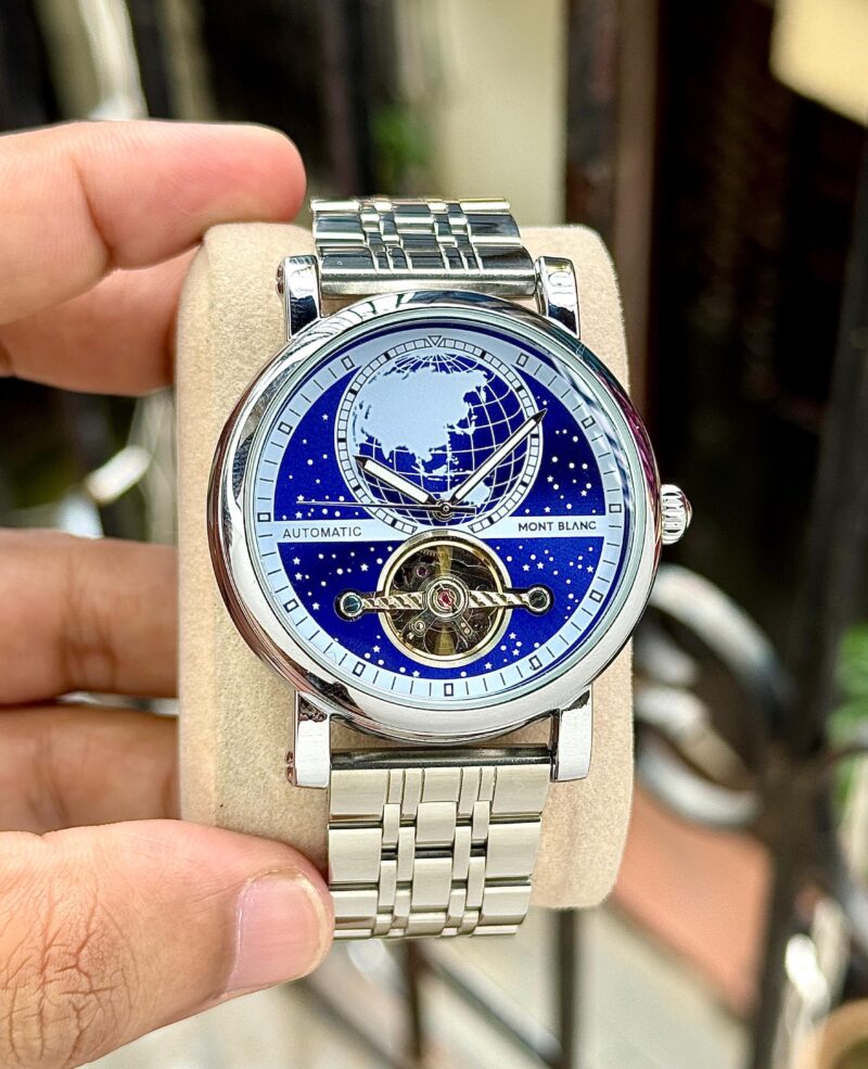 Brand: Montblanc Collection: Heritage Model: World Map Automatic For: Men Display: Analog Movement: Automatic Mechanical