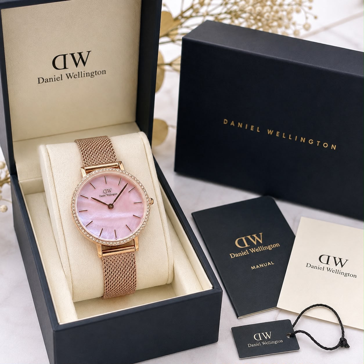 Daniel Wellington Petite Melrose Pink MOP
